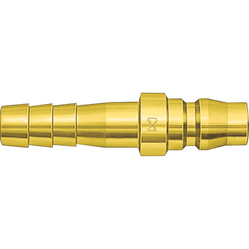 日東　真ちゅう製ハイカプラ（ホース取付用プラグ）相手側１／２インチ　１．５Ｍｐａ（００２１０）　400PH BRASS         　1個