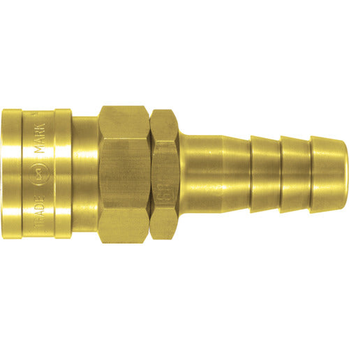 日東　真ちゅう製ハイカプラ　ニトリルゴムＮＢＲ（ＳＧ）ＢＳＢＭ４００ＳＨ（００２３０）　400SH BRASS NBR     　1個