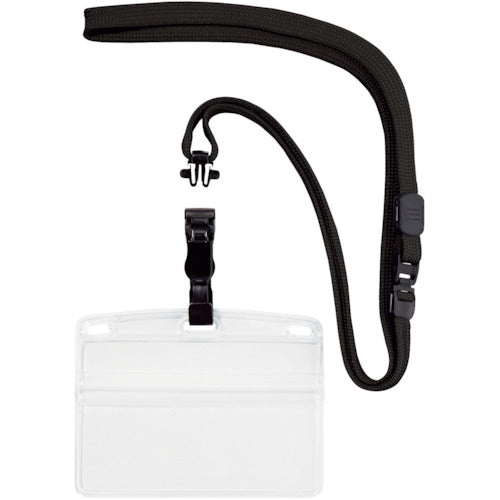 OP Hanging name tag, removable, business card size, 1 piece, black, NL-5P-BK, 1 piece