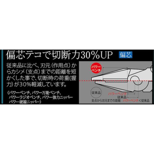 ＴＴＣ　パワー万能ラジオペンチ　全長１６６ｍｍ　PW-232DG　1丁