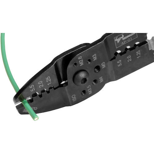 ＴＴＣ　電工万能ペンチ　ＡＰ−０１（オープンバレル端子・裸圧着端子両用）　AP-01　1 丁