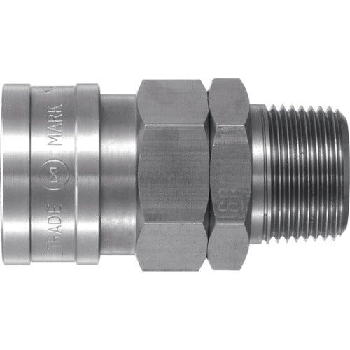 日東　ハイカプラ　ステンレス製　ニトリルゴムＮＢＲ（ＳＧ）ＳＵＳ４００ＳＭ（００２７１）　400SM SUS NBR       　1個