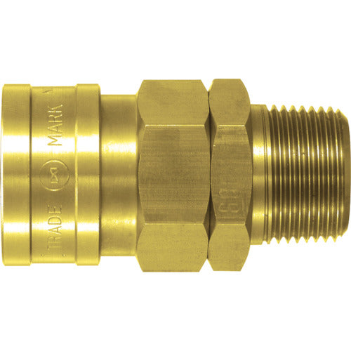 日東　真ちゅう製ハイカプラ　ニトリルゴムＮＢＲ（ＳＧ）ＢＳＢＭ８００ＳＭ（００２３７）　800SM BRASS NBR     　1個