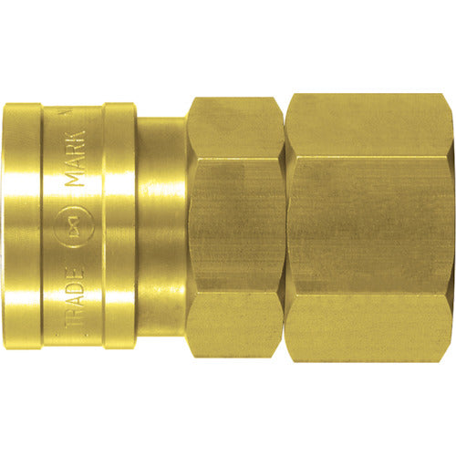 日東　真ちゅう製ハイカプラ　ニトリルゴムＮＢＲ（ＳＧ）ＢＳＢＭ４００ＳＦ（００２３２）　400SF BRASS NBR     　1個