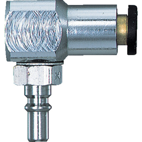 Nitto Micro Coupler with Tube Fitter, Brass MC04PCL (78258) MC-04PCL BRASS NBR 1 piece