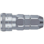 日東　ナットカプラ　鋼鉄製相手側ホースサイズ（ｍｍ）６．５×１０．０（０４１１３）　65SN STEEL NBR      　1個