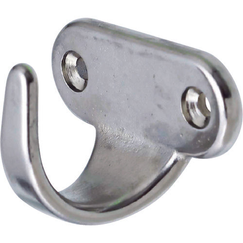 Mizumoto Stainless Steel Coat Hook (CHF) Width 30mm Load Capacity 0.08kN CHF-30 1 pc
