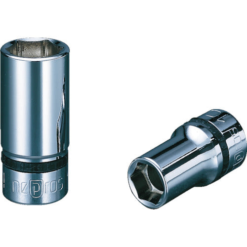 nepros 9.5 sq. semi-deep socket (hexagonal) Diagonal dimension 6 mm, I ...