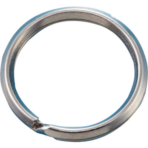 Green Cross Double Ring (Key Ring) Metal Fitting 17 Inner Diameter 15.5mm Φ Set of 10 Steel 137170 1 Set