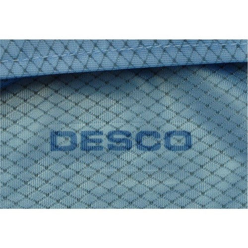 DESCO Smock Jacket with Knitted Cuffs, Blue, L, 73760, 1 Piece