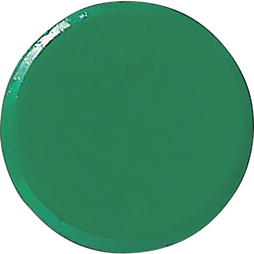 Green Cross Strong Magnetic Color Magnet (Button Type) Green WMG-471G 30Φ x 7mm Set of 2 Double-sided Magnetic 315022 1 set