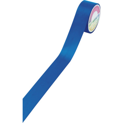 Midori Juji Floor Line Tape, Blue, FRT-50BL, 50mm wide x 20m, PVC, for indoor use, 257016, 1 roll