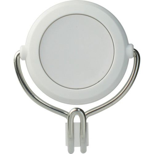 緑十字　強力マグネットフック（可動式フックタイプ）　白　ＭＧ−７４３Ｗ　４８×５８ｍｍ　耐荷重３ｋｇ　313014　1個
