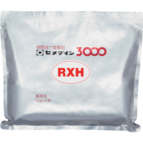 セメダイン　瞬間接着剤　３０００ＲＸＨ（超速硬化・難接着タイプ）　５０ｇ　ＡＣ−０６９　AC-069　1 本