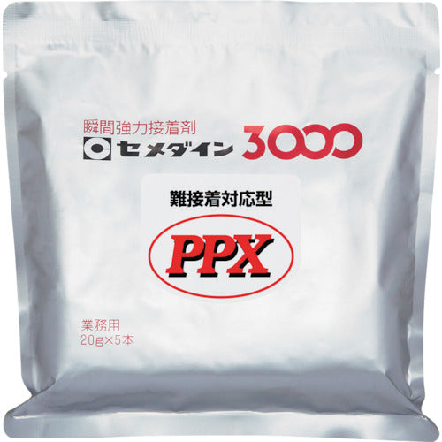 セメダイン　ＰＰＸ　２０ｇ（基材のみ）（ポリオレフィン・難接着剤用瞬間接着剤）　ＡＣ−１１１　AC-111　1 本