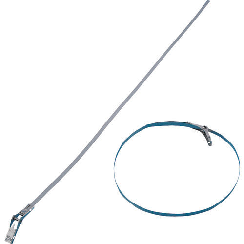 緑十字　ステンレスベルト（締付金具付）　ＳＢ−９００　１０ｍｍ幅×９００ｍｍ　２本組　175004　1組