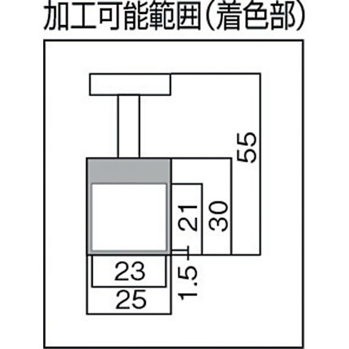 ＴＲＵＳＣＯ　マグネットホルダ（アルニコ磁石・円形・ハンドル付）　吸着力１１０Ｎ　Φ２５Ｘ３０　NH-01　1個