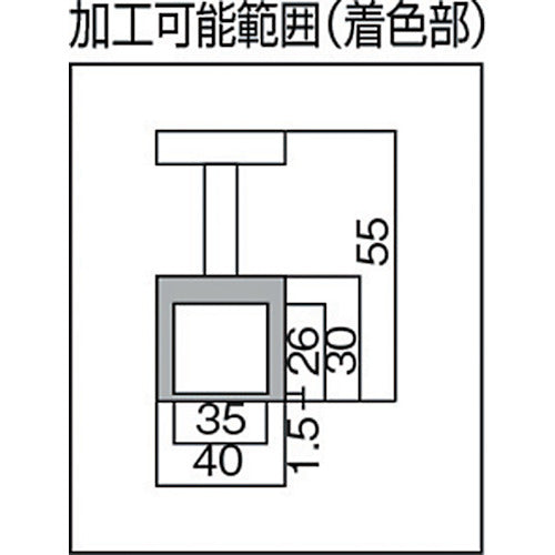 ＴＲＵＳＣＯ　マグネットホルダ（アルニコ磁石・円形・ハンドル付）　吸着力３５０Ｎ　Φ４０Ｘ３０　NH-04　1個
