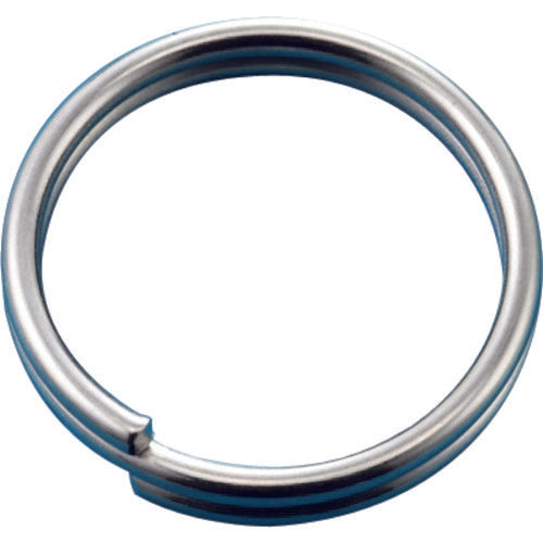 Midori Juji Double Ring (W Ring) Fitting 42 Inner Diameter 18mmΦ 10 Pieces Stainless Steel 137420 1 Set