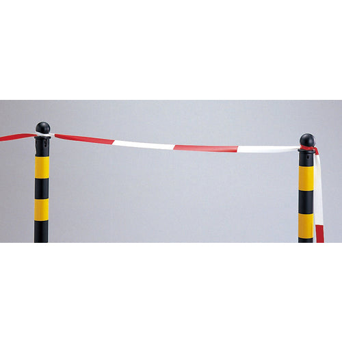 Green Cross Barricade Tape (Sign Tape) Red/White BT-38 38mm width x 50m Non-adhesive Type 147002 1 roll