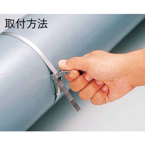 緑十字　ステンレスベルト（締付金具付）　ＳＢ−３００　１０ｍｍ幅×３００ｍｍ　２本組　175001　1組