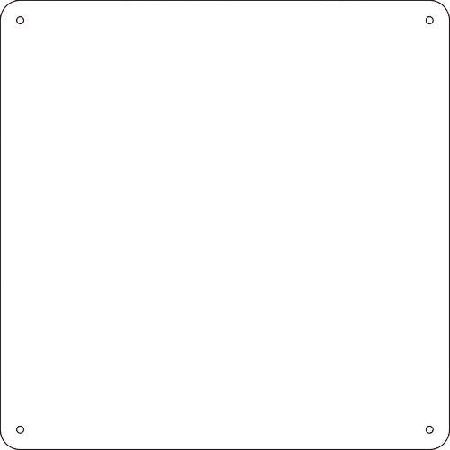 녹색십자 스틸 무지판 화이트 스틸-36(흰색) 225×225×0.5mm 보통 산형 058361 1장