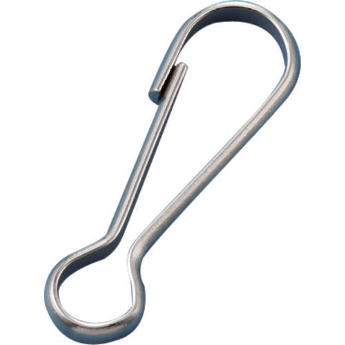 緑十字　スナップ（ナスカンフック）　金具０６　１１×３４ｍｍ　１０個組　スチール製　137060　1組