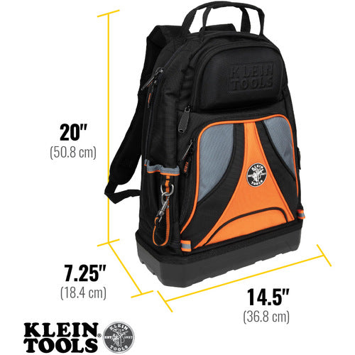KLEIN Tool Backpack Tradesman Pro 39 Pockets 55421BP-14 1pc
