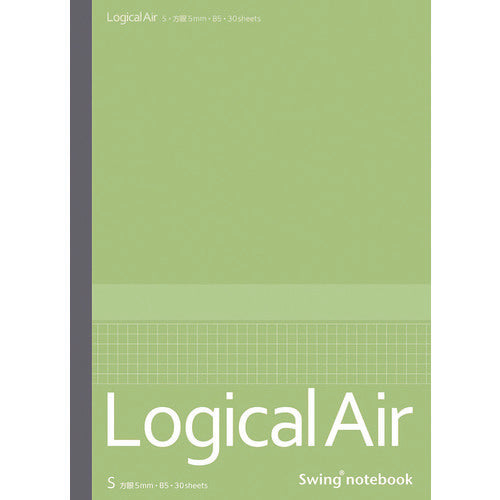 Nakabayashi Logical Air Notebook, 5mm grid, B5, 30 sheets, NO-B576S, 1 book