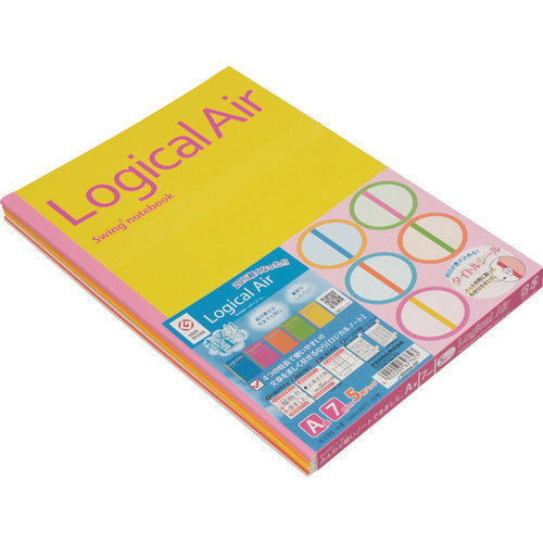Nakabayashi Logical Air Notebook A-ruled/B5/30 sheets/5 packs NO-B546A-5P 1PK