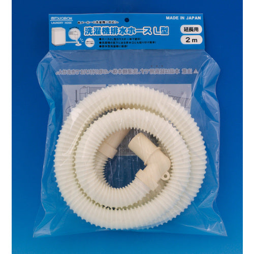 밀기론 세탁기 배수 호스 L형 2m HS-31 HS-31 1개