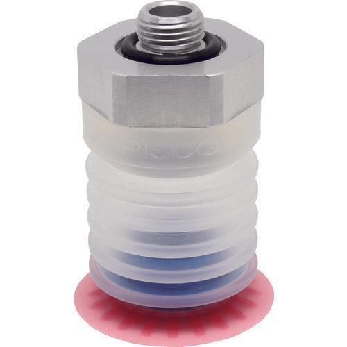 PISCO Vacuum Pad for Packaging Bags, Direct-Mount Type, 20 Degree, 5-Stage, G1/8 Flat Type, VPE30PBS25-G1-FF, 1 Piece