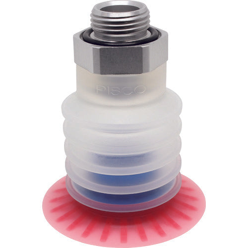 PISCO Vacuum pad direct attachment type for packaging bags 20 degrees 5 steps G3/8 flat type VPE50PBS25-G3-FF 1 piece