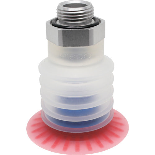 PISCO Vacuum Pad for Packaging Bags, Direct Attach Type, 20 Degree, 5-Stage, G1/2 Spherical Type, VPE50PBS25-G4-FS, 1 Piece