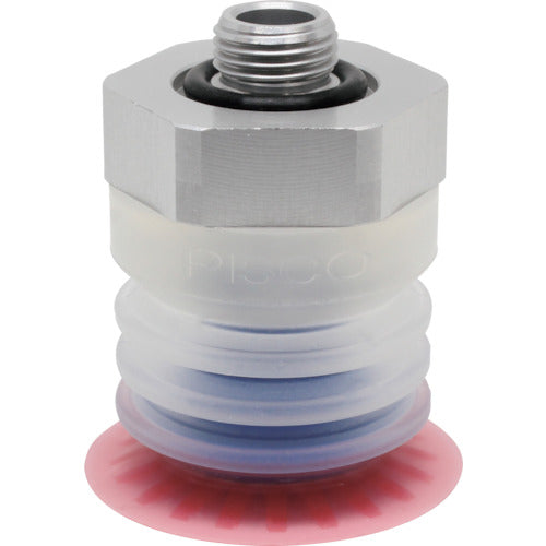 PISCO Vacuum Pad for Packaging Bags, Direct Attach Type, 20 Degree, 3-Stage, G1/4 Spherical Type, VPE30PBS23-G2-FS, 1 Piece