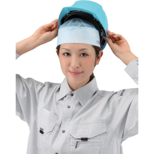 Toyo Safety Disposable Helmet Innerwear Camivo (Half Cap Type) 60 Pieces No. 76-A 1 Box