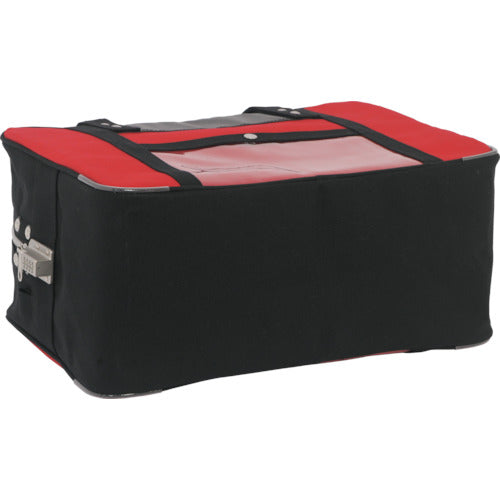 ＳＡＮＥＩ　帆布メール用ボストン（Ｍ）ＳＥＤ−１錠付　赤　BTM-SED-02　1 個