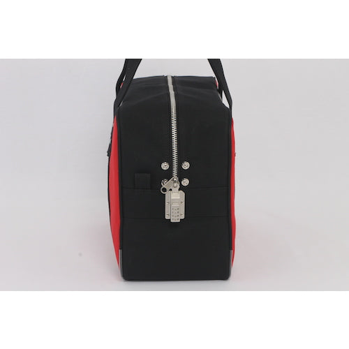 ＳＡＮＥＩ　帆布メール用ボストン（Ｍ）ＳＥＤ−１錠付　赤　BTM-SED-02　1 個