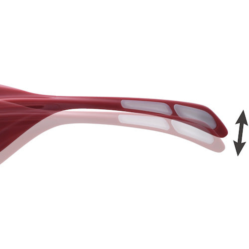 ミドリ安全　小顔用タイプ保護メガネ　オーバーグラス　ＶＳ−３０３Ｆ　ブルー　VS-303F-BL　1 個