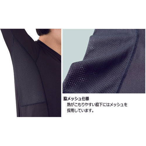 Midori Anzen Verdexel Unisex Short Sleeve Cool Core T-Shirt VEC11 Top Gray M VEC11-UE-M 1 Piece