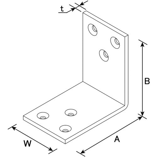 DAIDOHANT 폭 금절 흰색 3.2X60X90 00063218 1개