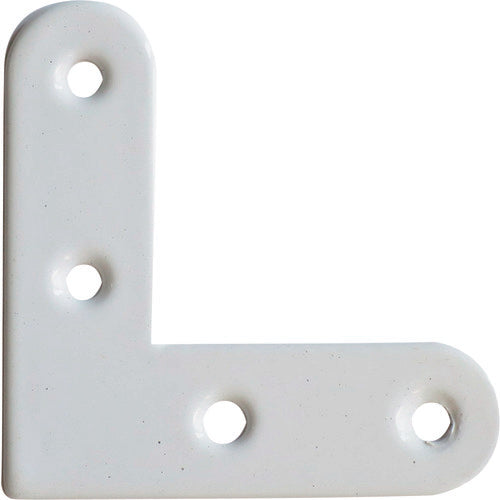 DAIDO HANT Reinforcement Hardware, Color: Flat, White, 58, Set of 4, Screws Included, 00062704, 1 Bag