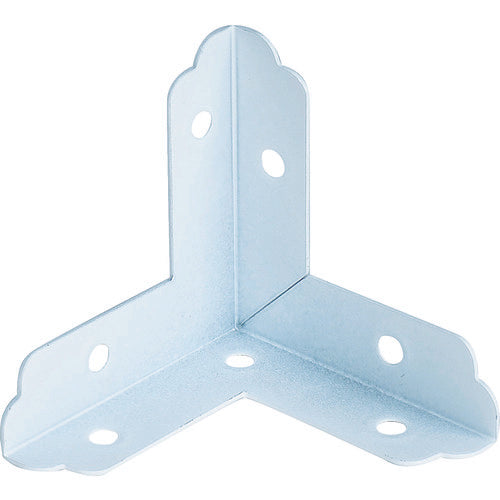 DAIDO HANT Reinforcement Hardware, Color: Three-Sided, White, 38, 2 Pairs, Screws Included, 00062711, 1 Bag