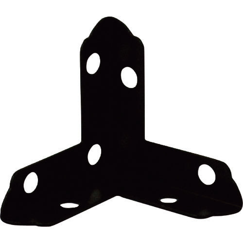 DAIDO HANT Reinforcement Hardware, Color: Three-Sided, Black, 32, Set of 2, Screws Included, 00062726, 1 Bag