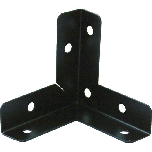 DAIDO HANT Reinforcement Hardware, Color: Three-Sided, Black, 46, Set of 2, Screws Included, 00062728, 1 Bag