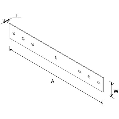 DAIDOHANT 7-Hole Plate 300 5 pieces 00063308 1 bag