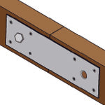 DAIDOHANT Wide Plate 4.5X60X250 00063331 1 piece
