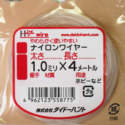 DAIDOHANT 나일론 와이어 1.0mmX4M 10155877 1권