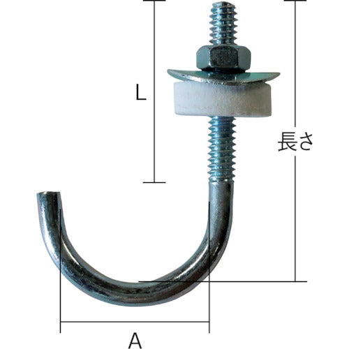 ＤＡＩＤОＨＡＮＴ　パイプボルトセット　１／４Ｘ２７Ｘ５７　１０本入り　10102273　1袋