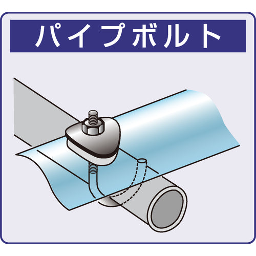 ＤＡＩＤОＨＡＮＴ　パイプボルトセット　１／４Ｘ３４Ｘ６４　１０本入り　10102274　1袋